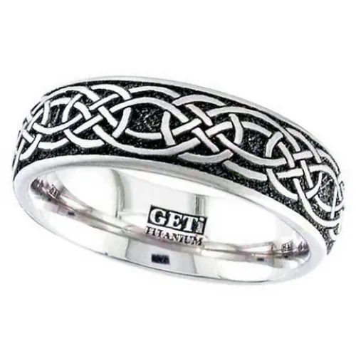 Celtic (2204CLK1) Titanium Wedding Ring